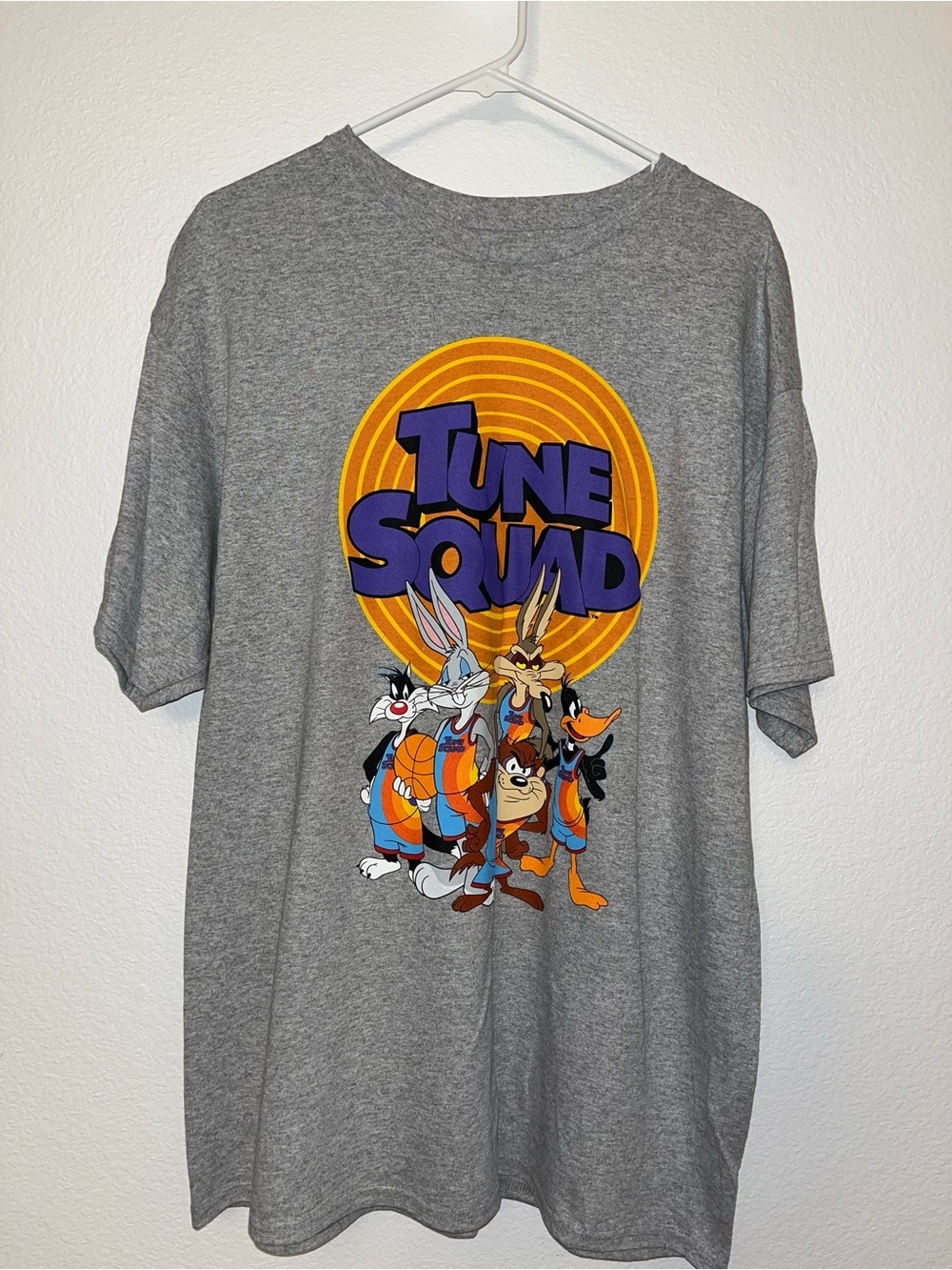 Tune Squad Gray Short Sleeve Graphic Tee - Looney Tunes